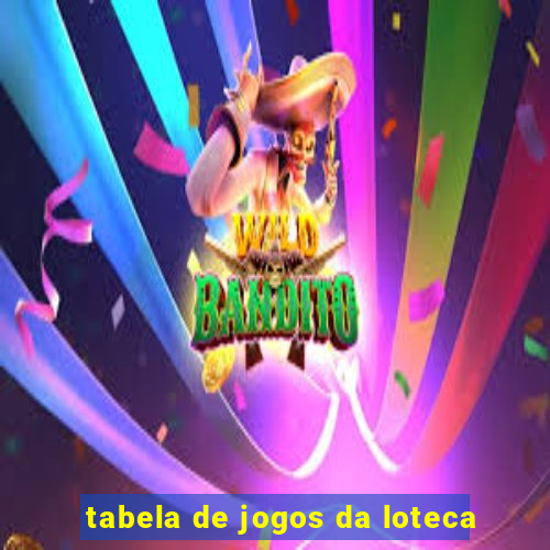 tabela de jogos da loteca